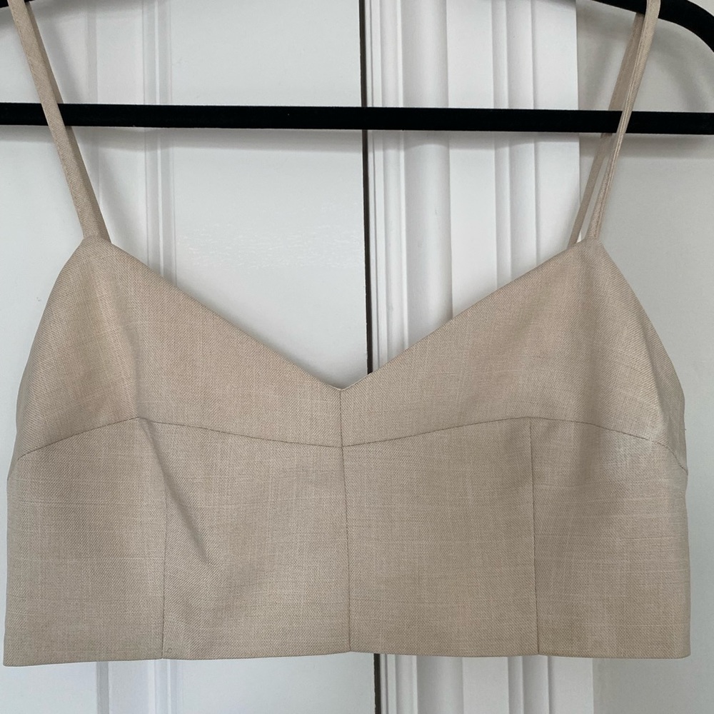 Textured isalis Crop Top